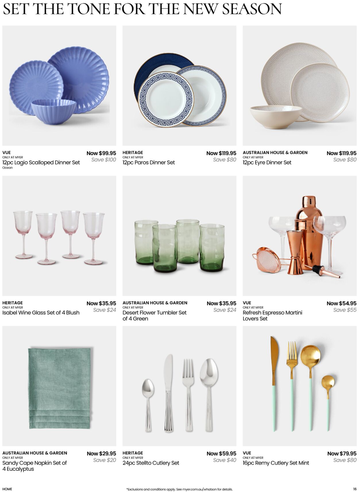Catalogue Myer 12.08.2025 - 25.07.2026