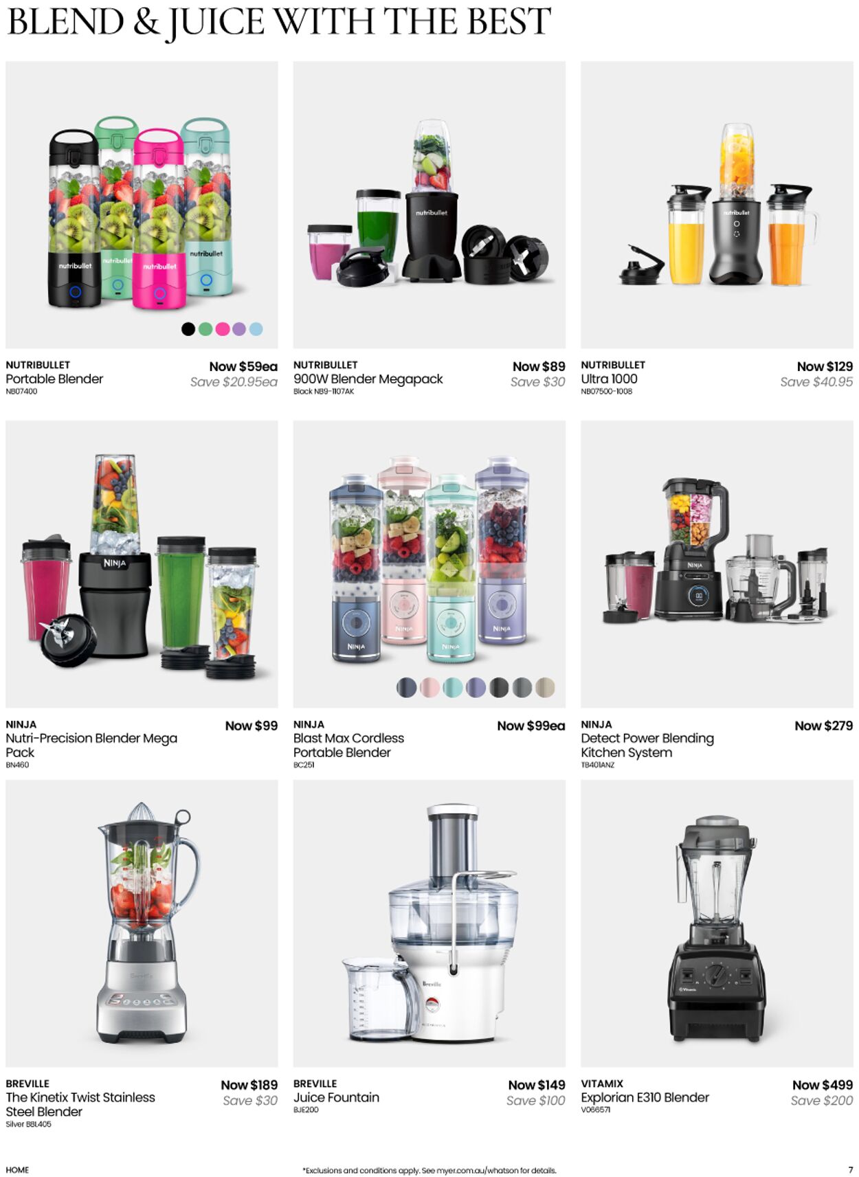 Catalogue Myer 12.08.2025 - 25.07.2026