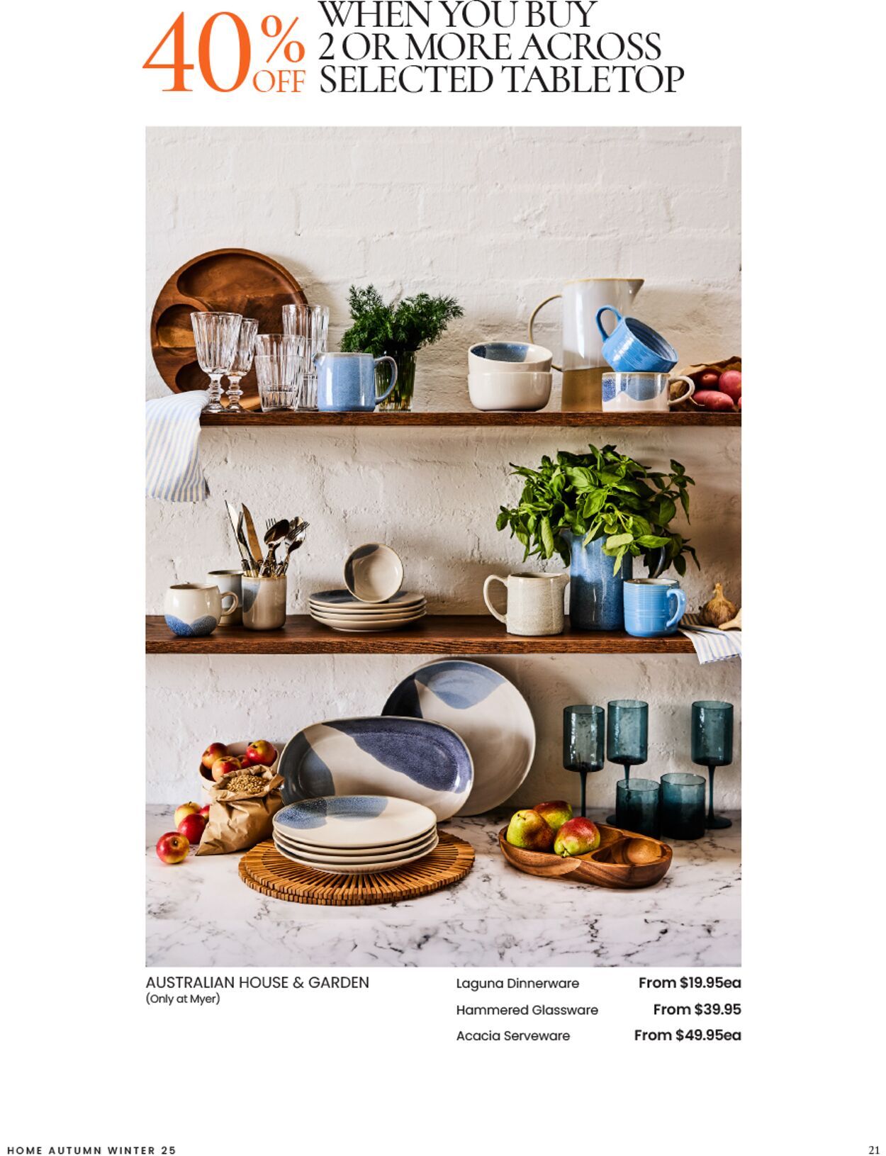 Catalogue Myer 29.04.2025 - 25.07.2026