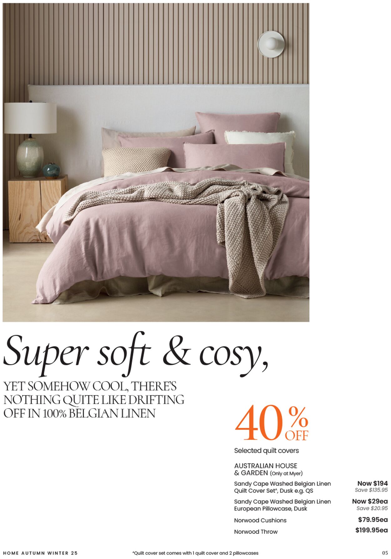 Catalogue Myer 29.04.2025 - 25.07.2026
