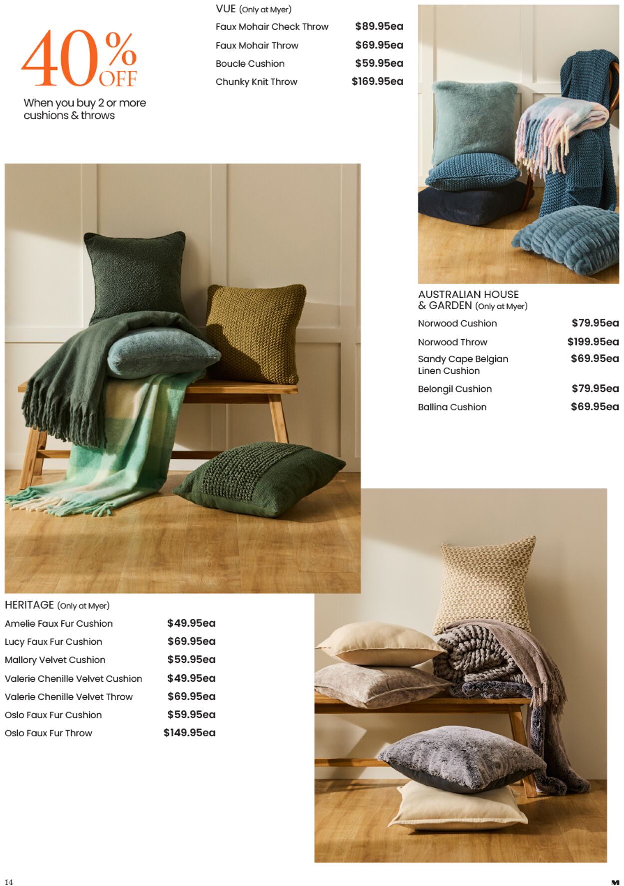 Catalogue Myer 29.04.2025 - 25.07.2026