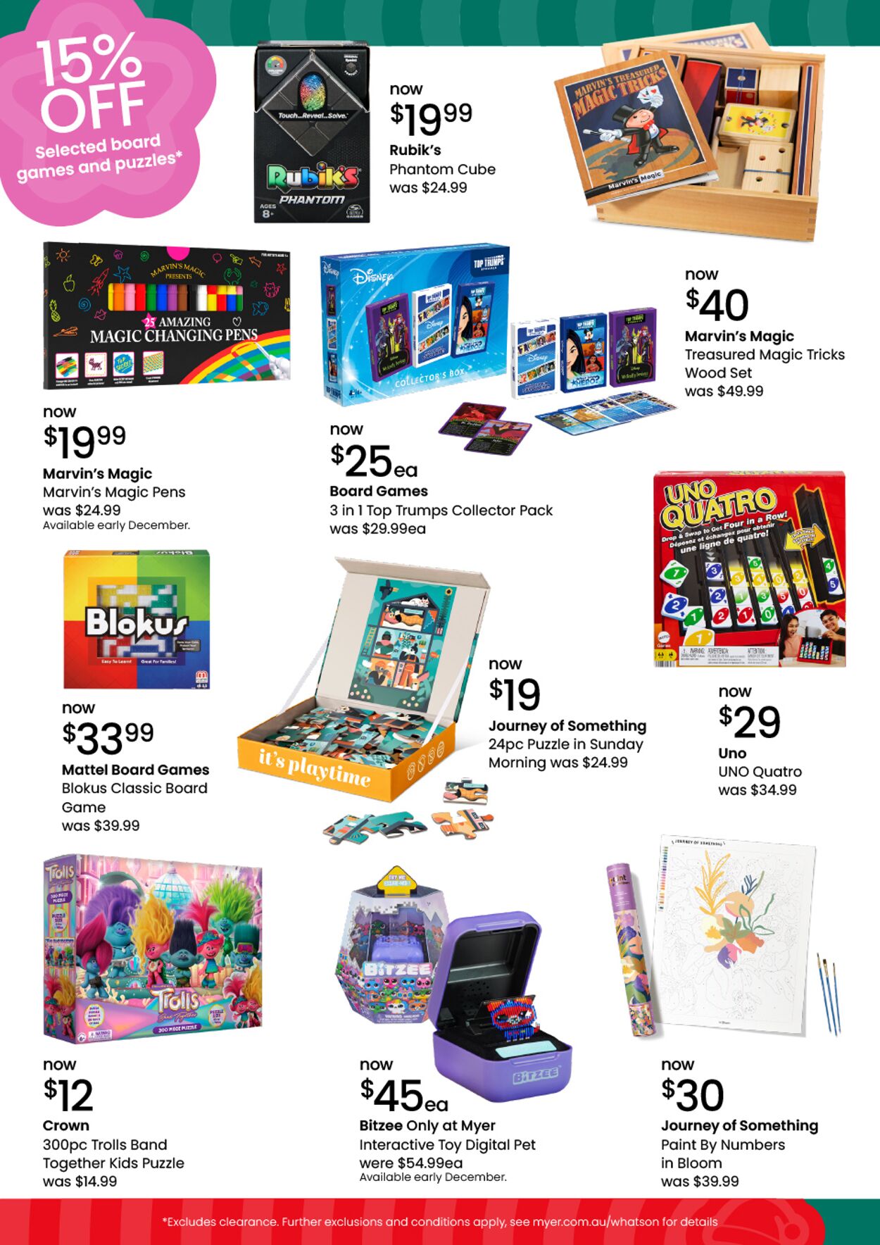 Catalogue Myer 30.11.2023 - 23.12.2023