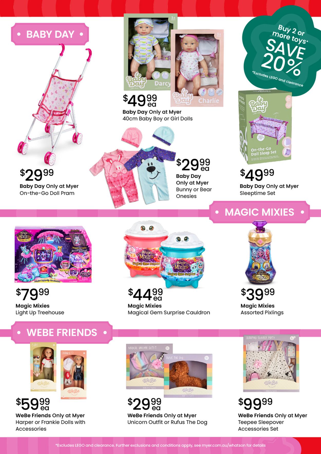 Catalogue Myer 30.10.2023 - 16.11.2023