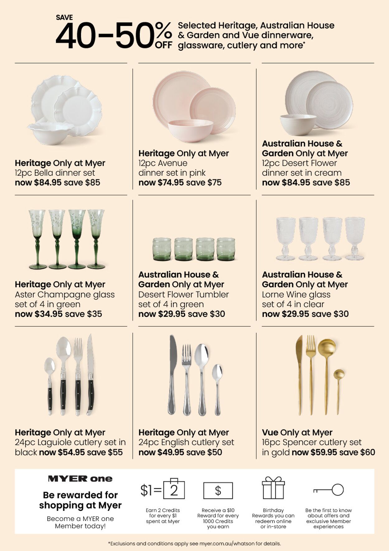 Catalogue Myer 05.03.2025 - 25.07.2026