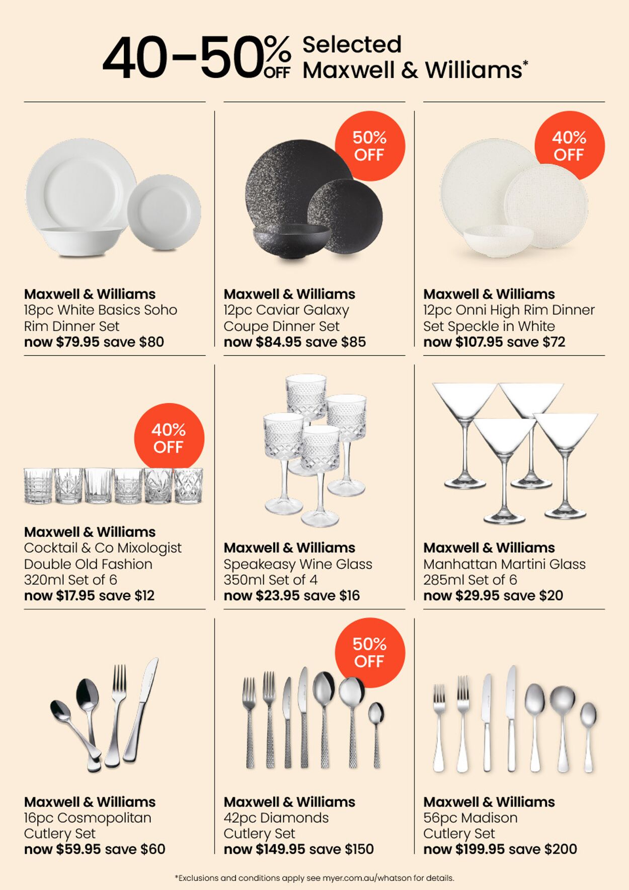 Catalogue Myer 05.03.2025 - 25.07.2026