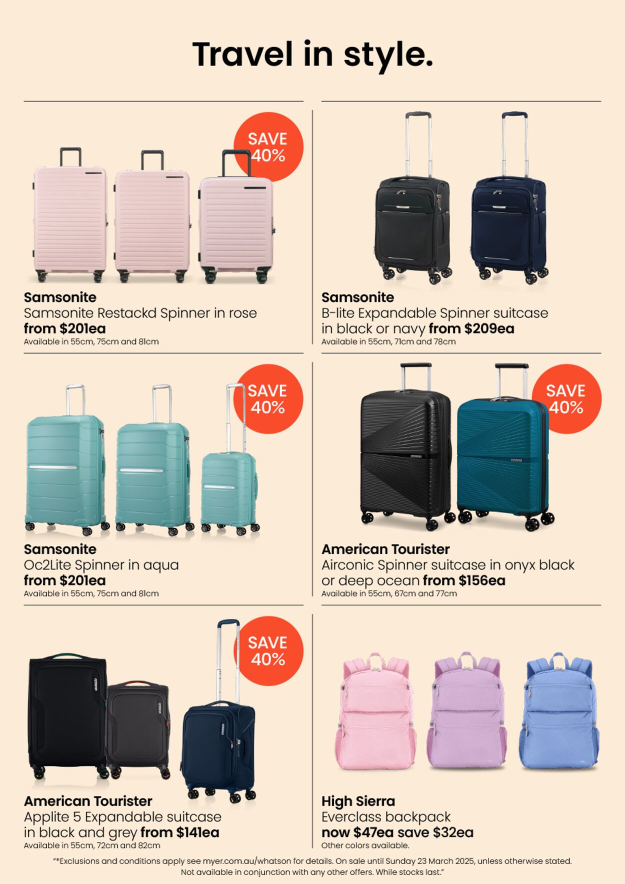 Catalogue Myer 05.03.2025 - 25.07.2026