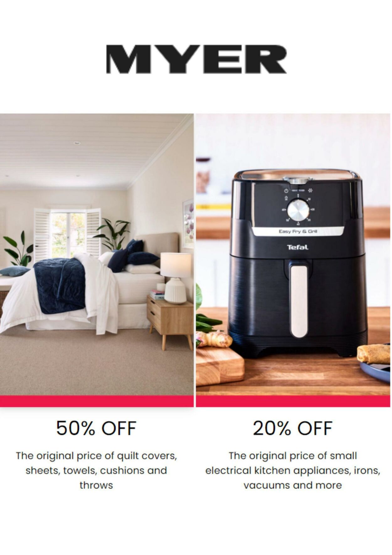 Catalogue Myer 02.10.2023 - 16.10.2023