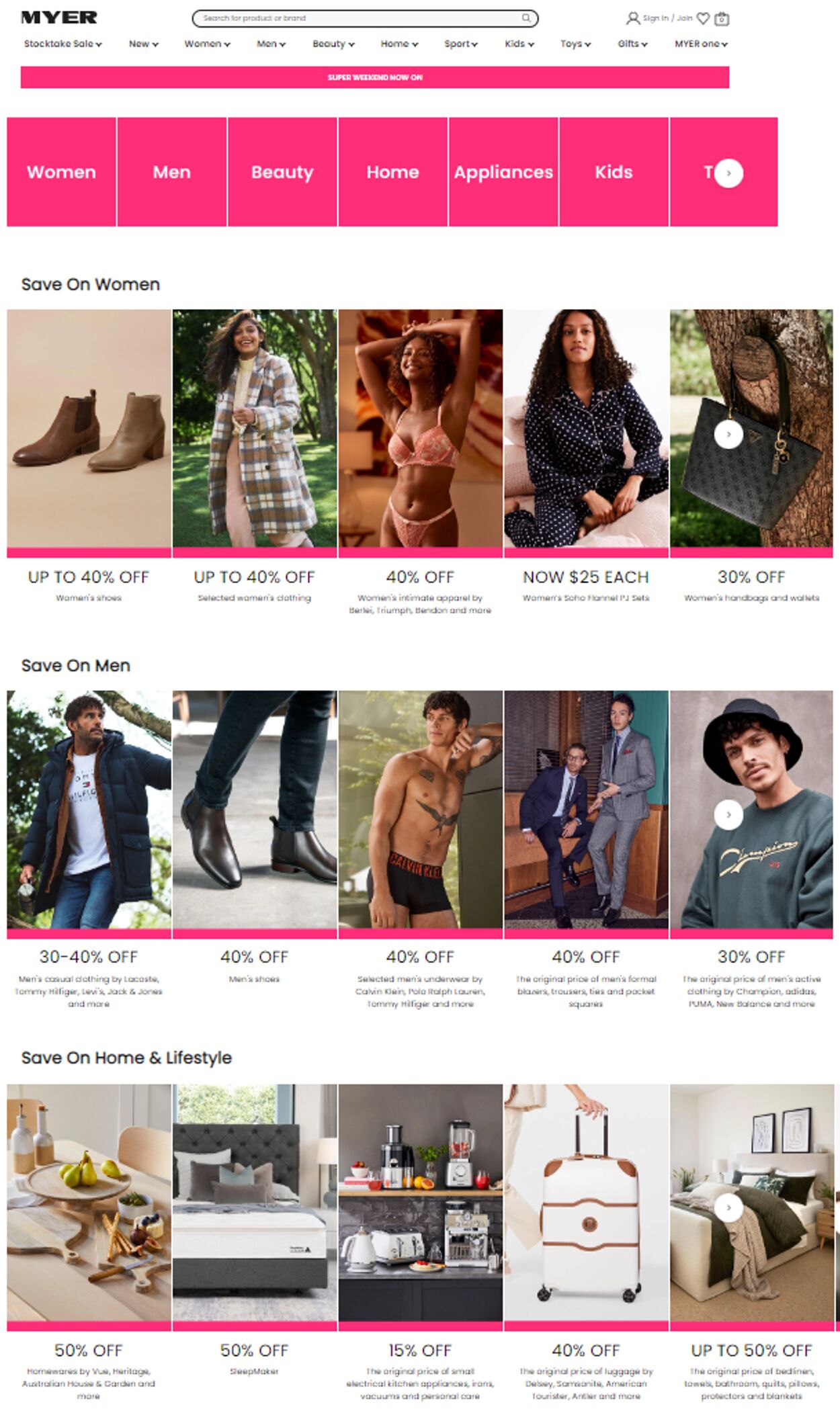 Catalogue Myer 14.07.2023 - 17.07.2023