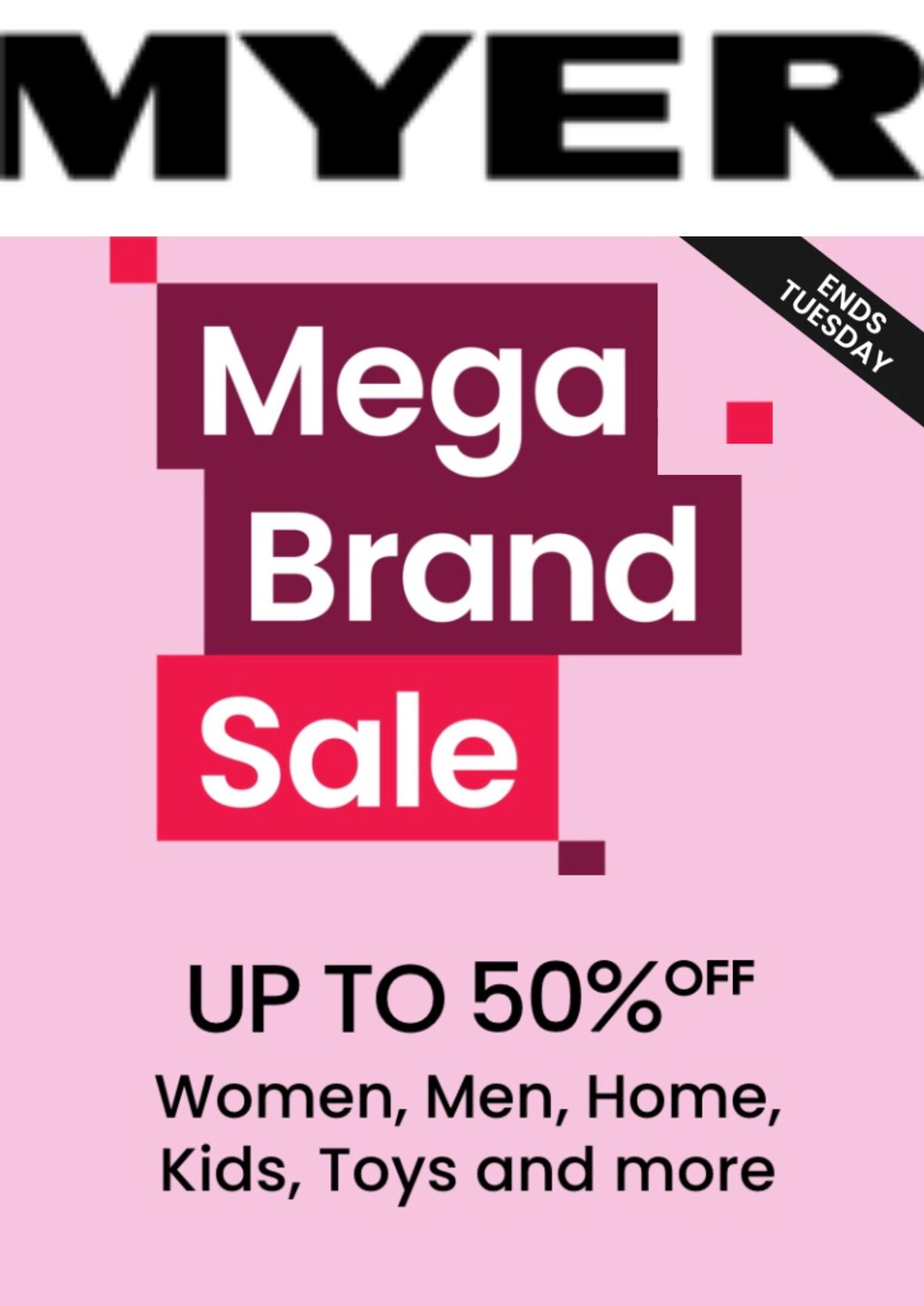 Catalogue Myer 10.07.2023 - 13.07.2023