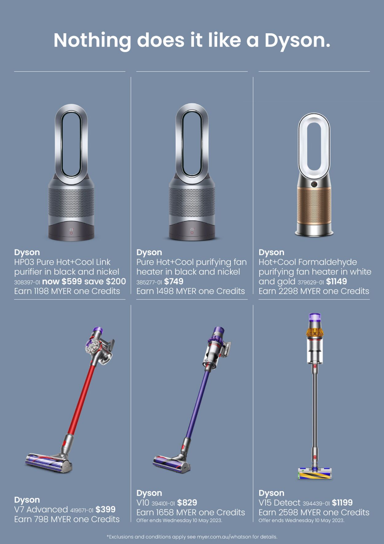 Catalogue Myer 25.04.2023 - 15.05.2023