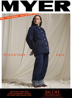 Catalogue Myer 27.05.2025 - 25.07.2026