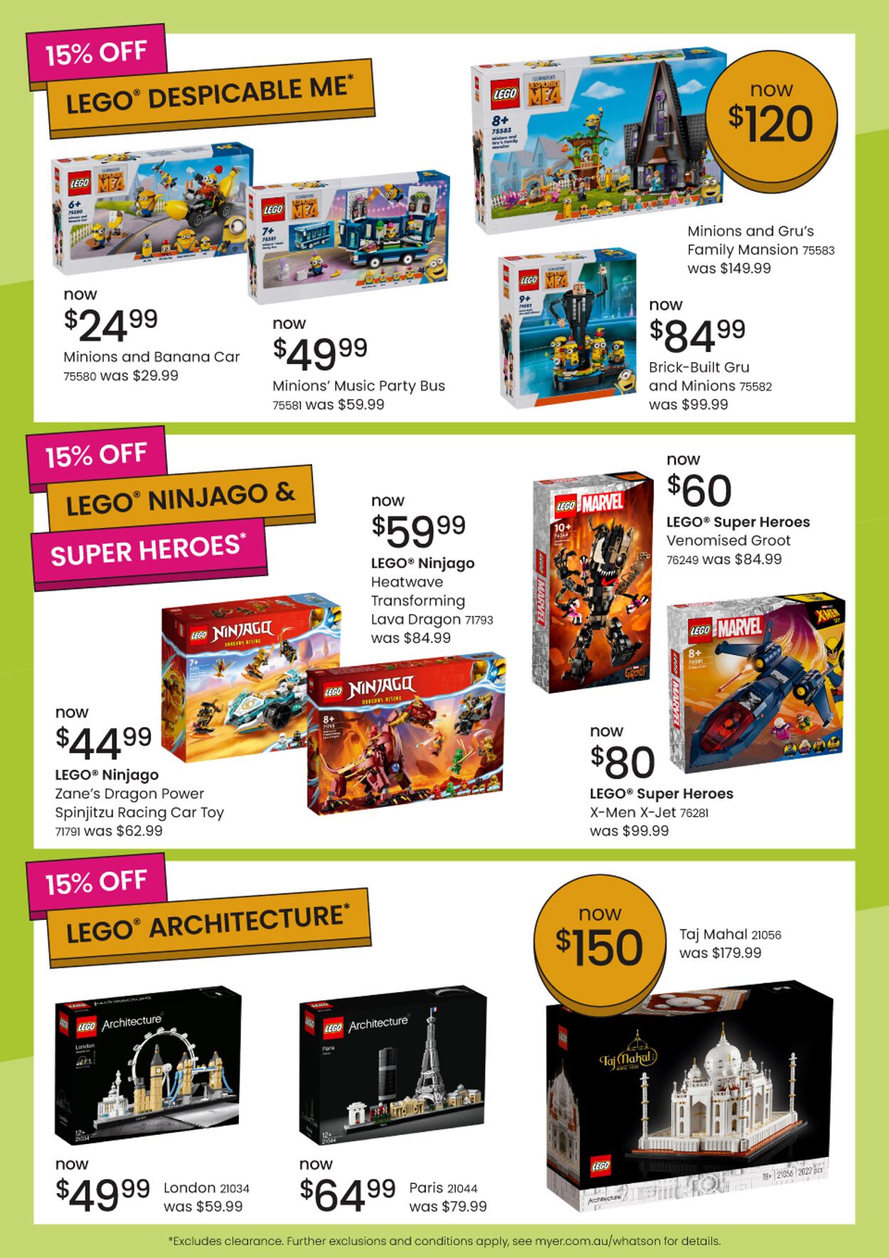 Catalogue Myer 17.06.2024 - 14.07.2024