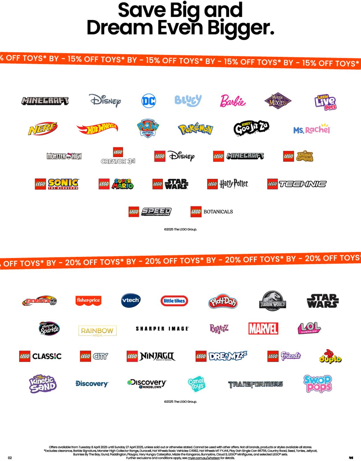 Catalogue Myer 08.04.2025 - 25.07.2026