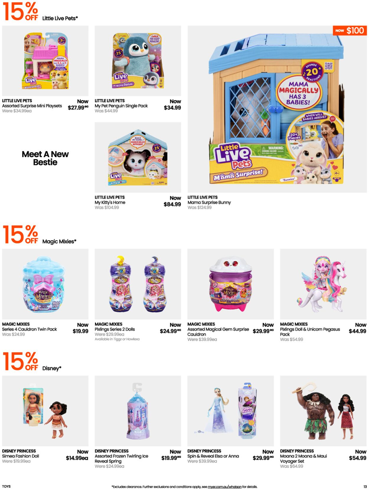 Catalogue Myer 08.04.2025 - 25.07.2026