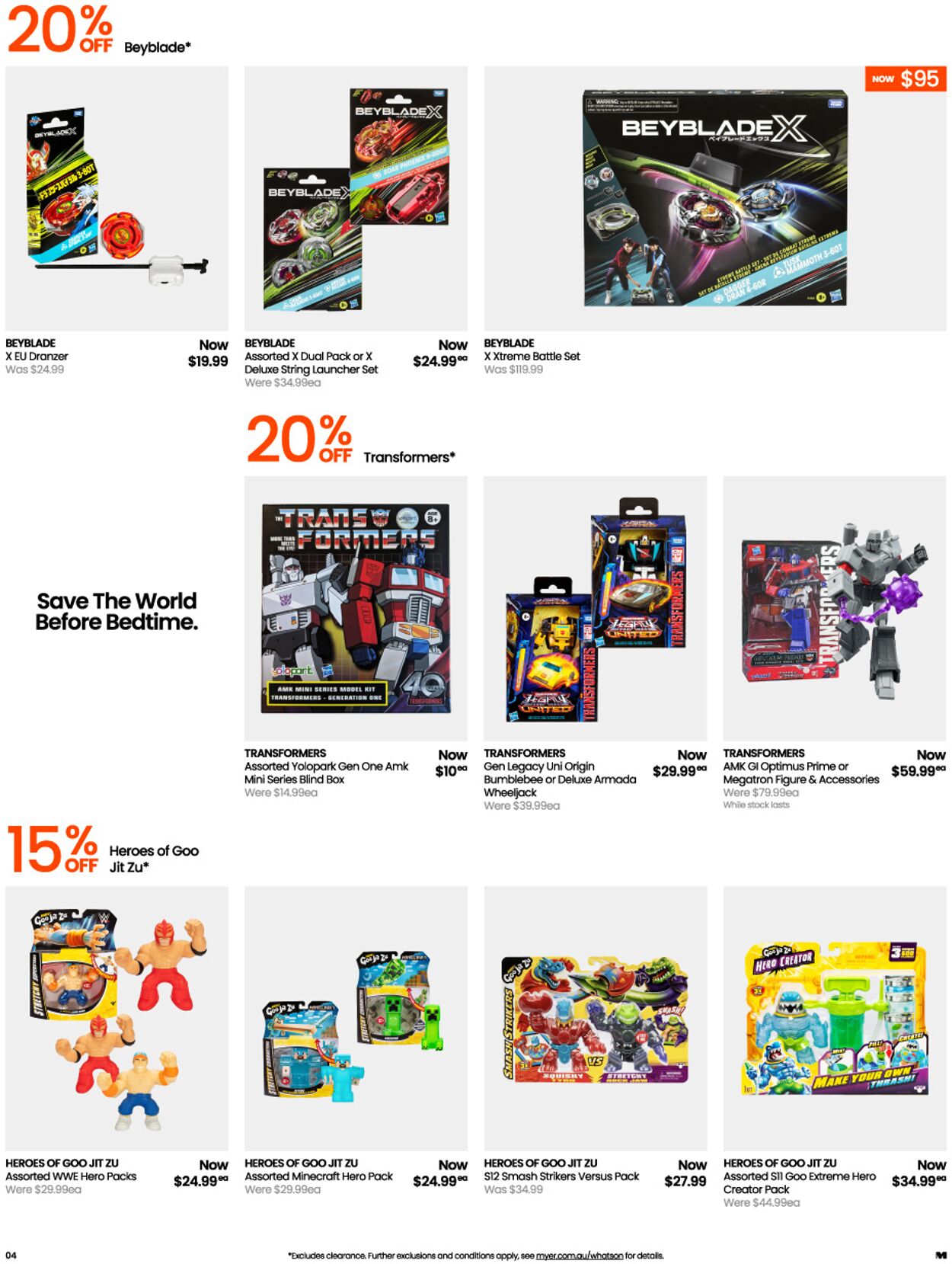 Catalogue Myer 08.04.2025 - 25.07.2026
