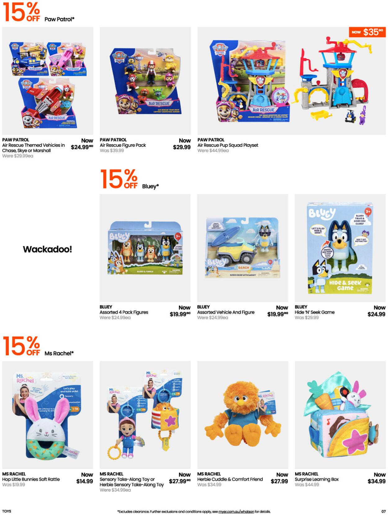 Catalogue Myer 08.04.2025 - 25.07.2026
