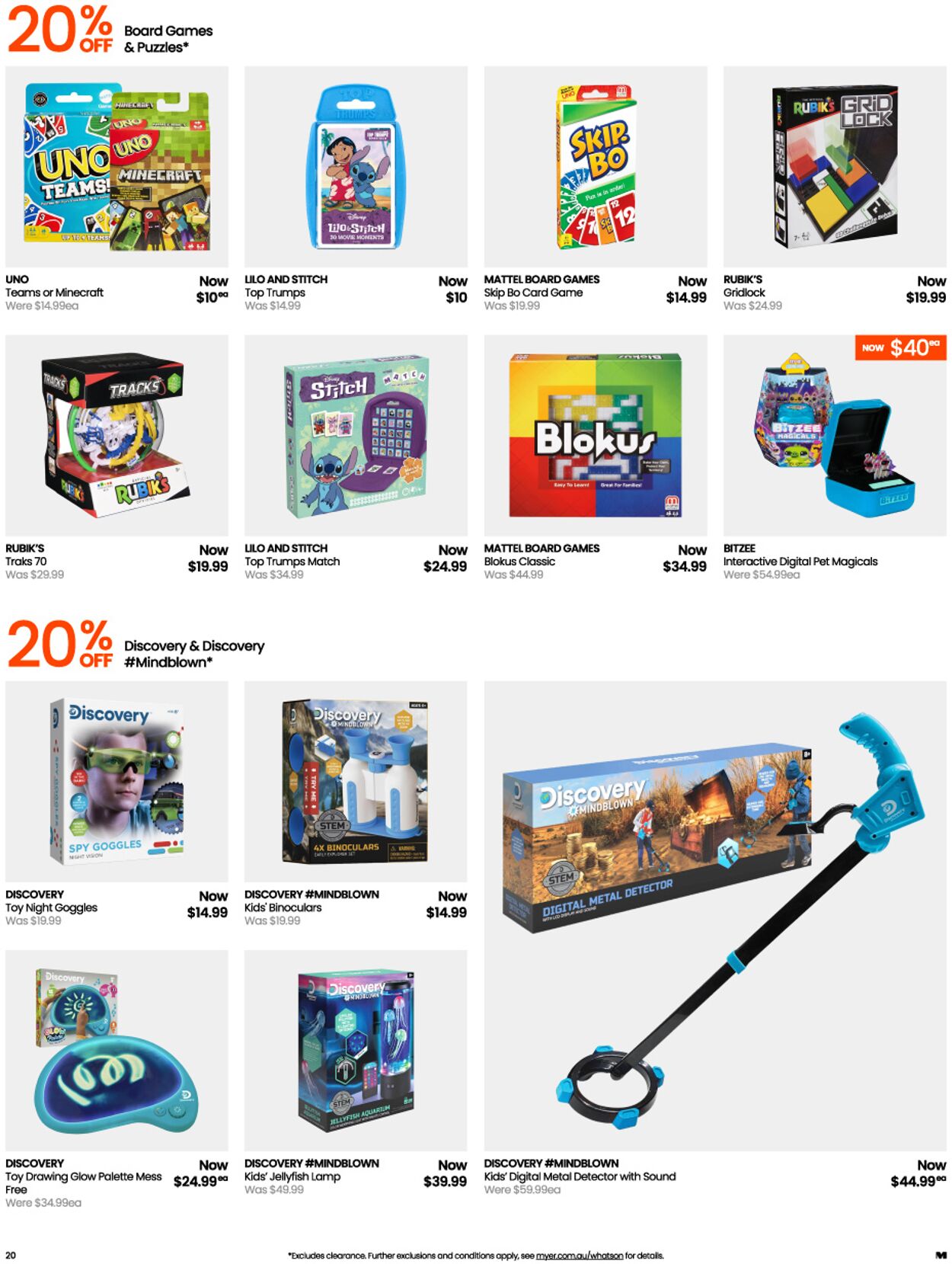 Catalogue Myer 08.04.2025 - 25.07.2026