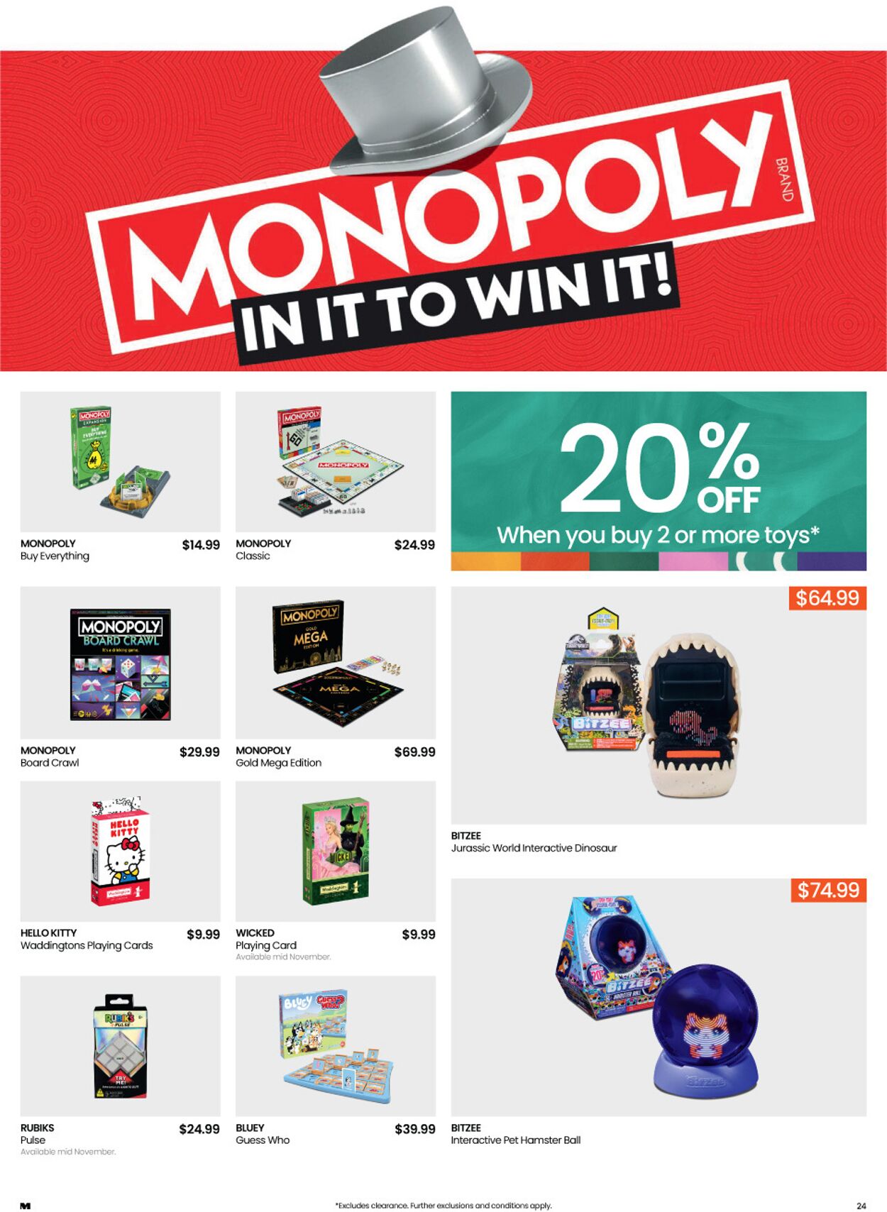 Catalogue Myer 27.10.2025 - 25.07.2026
