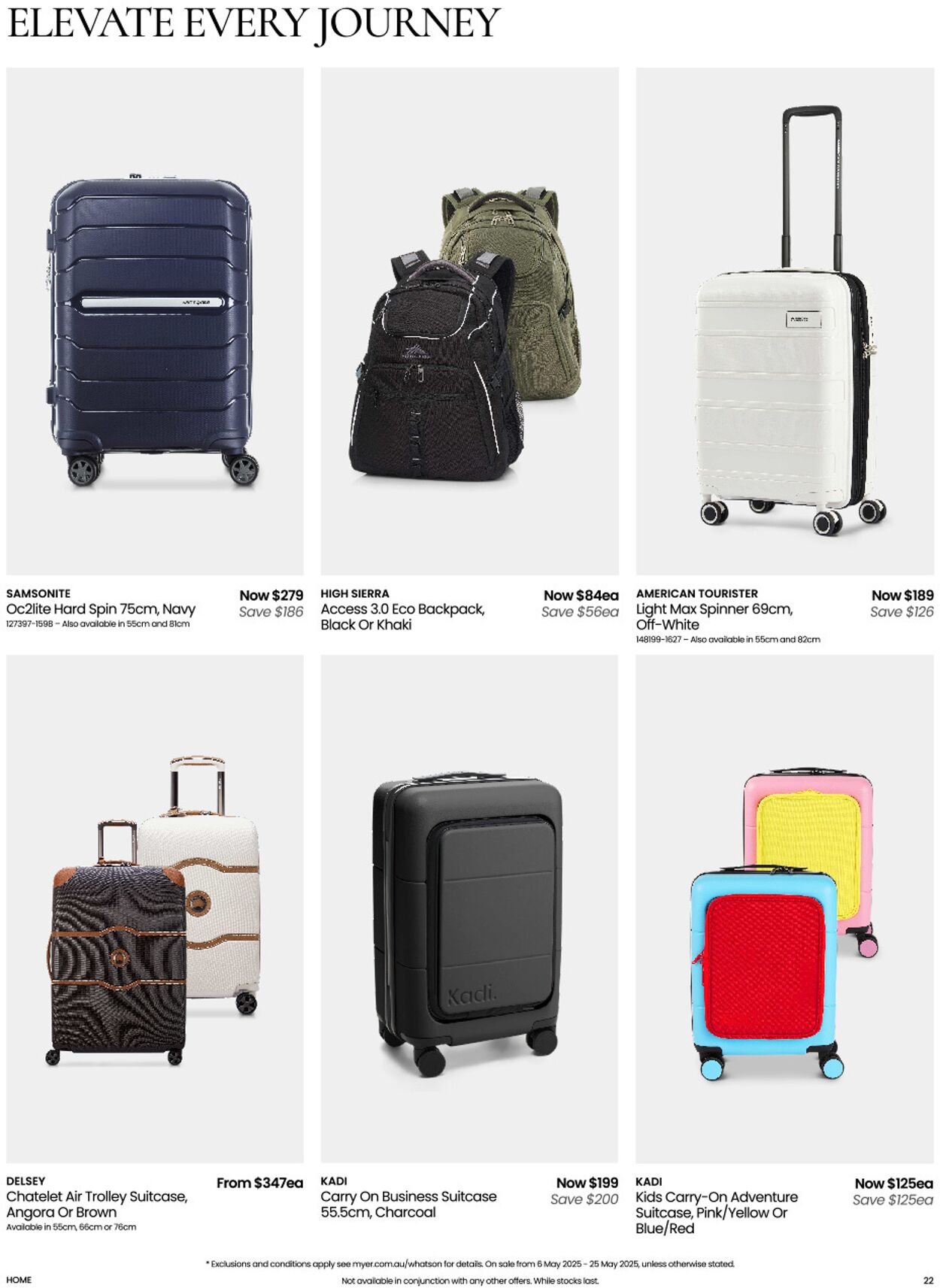 Catalogue Myer 06.05.2025 - 25.07.2026