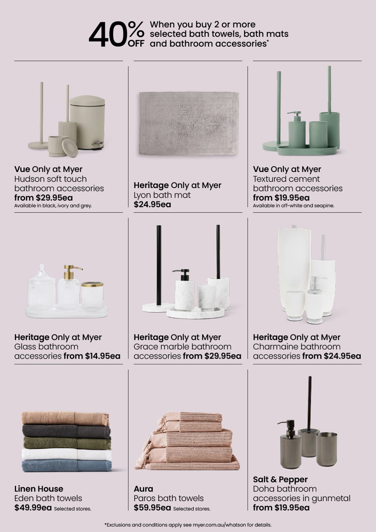 Catalogue Myer 11.02.2025 - 25.07.2026