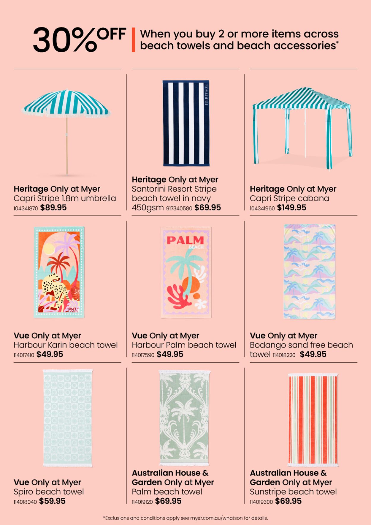 Catalogue Myer 23.10.2023 - 05.11.2023