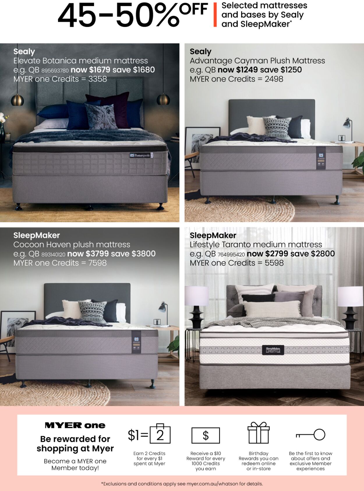 Catalogue Myer 23.10.2023 - 05.11.2023