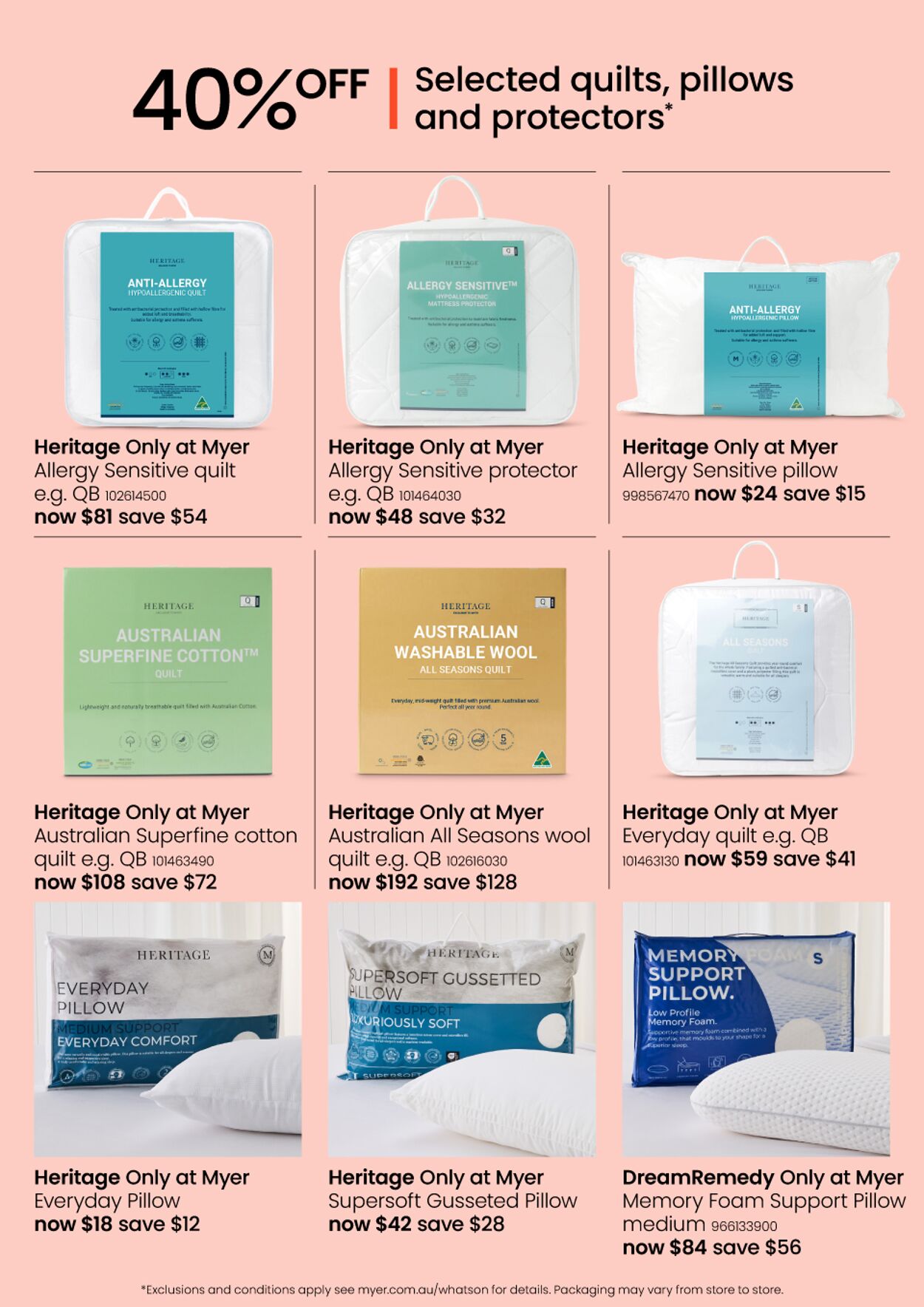 Catalogue Myer 23.10.2023 - 05.11.2023