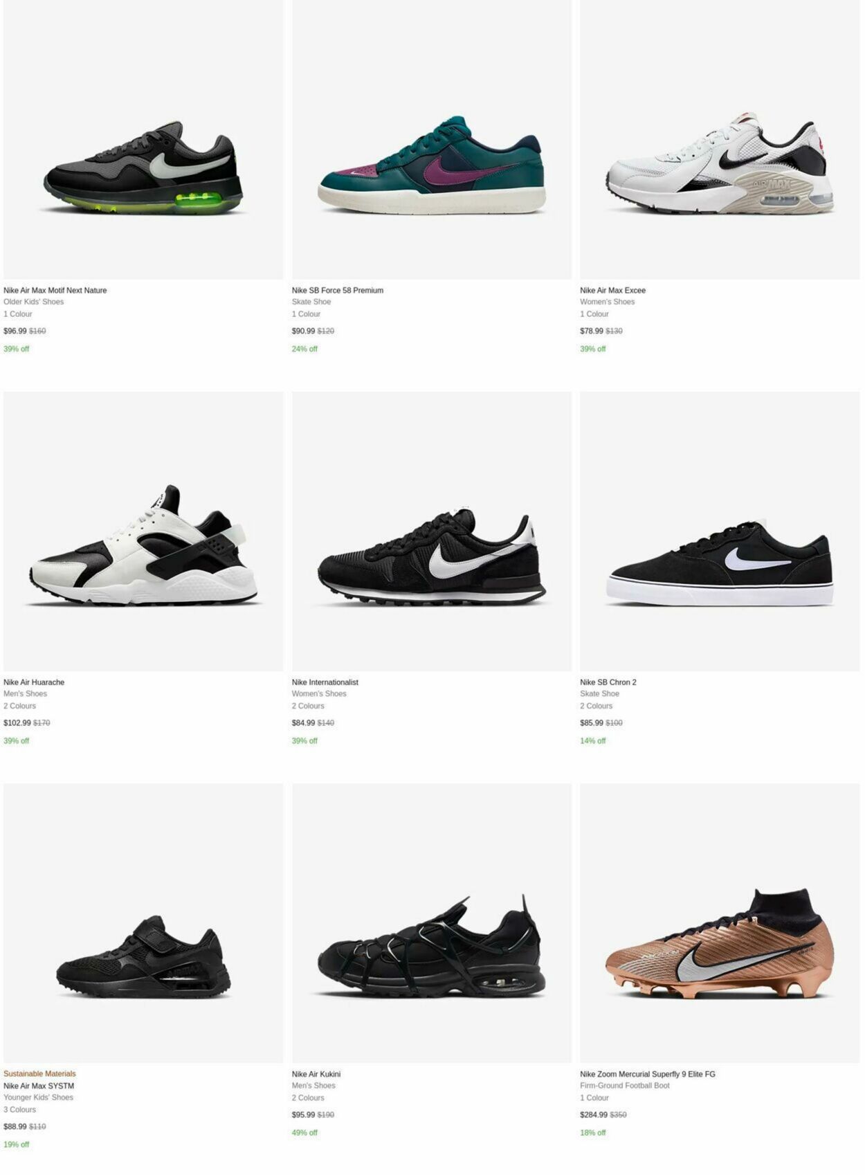 Catalogue Nike 19.01.2023 - 01.02.2023