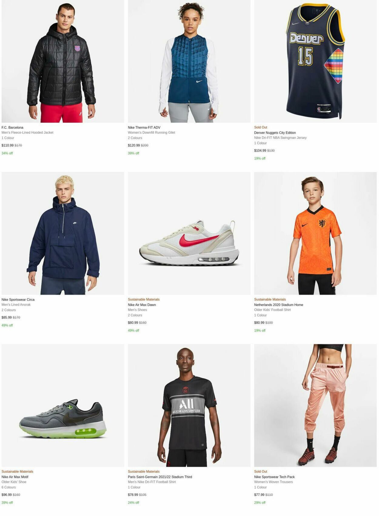 Catalogue Nike 19.01.2023 - 01.02.2023