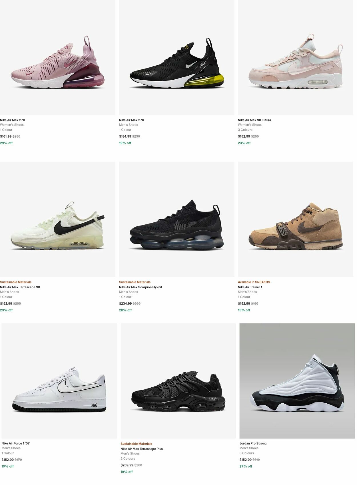 Catalogue Nike 18.09.2023 - 27.09.2023