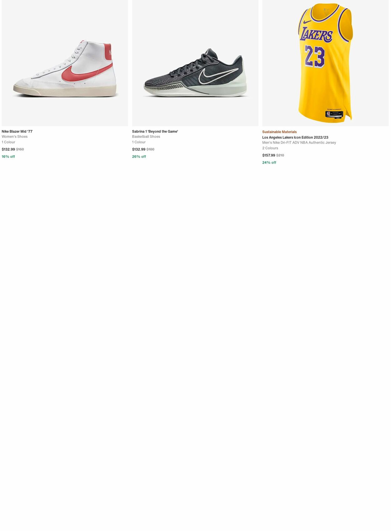 Catalogue Nike 22.04.2024 - 01.05.2024