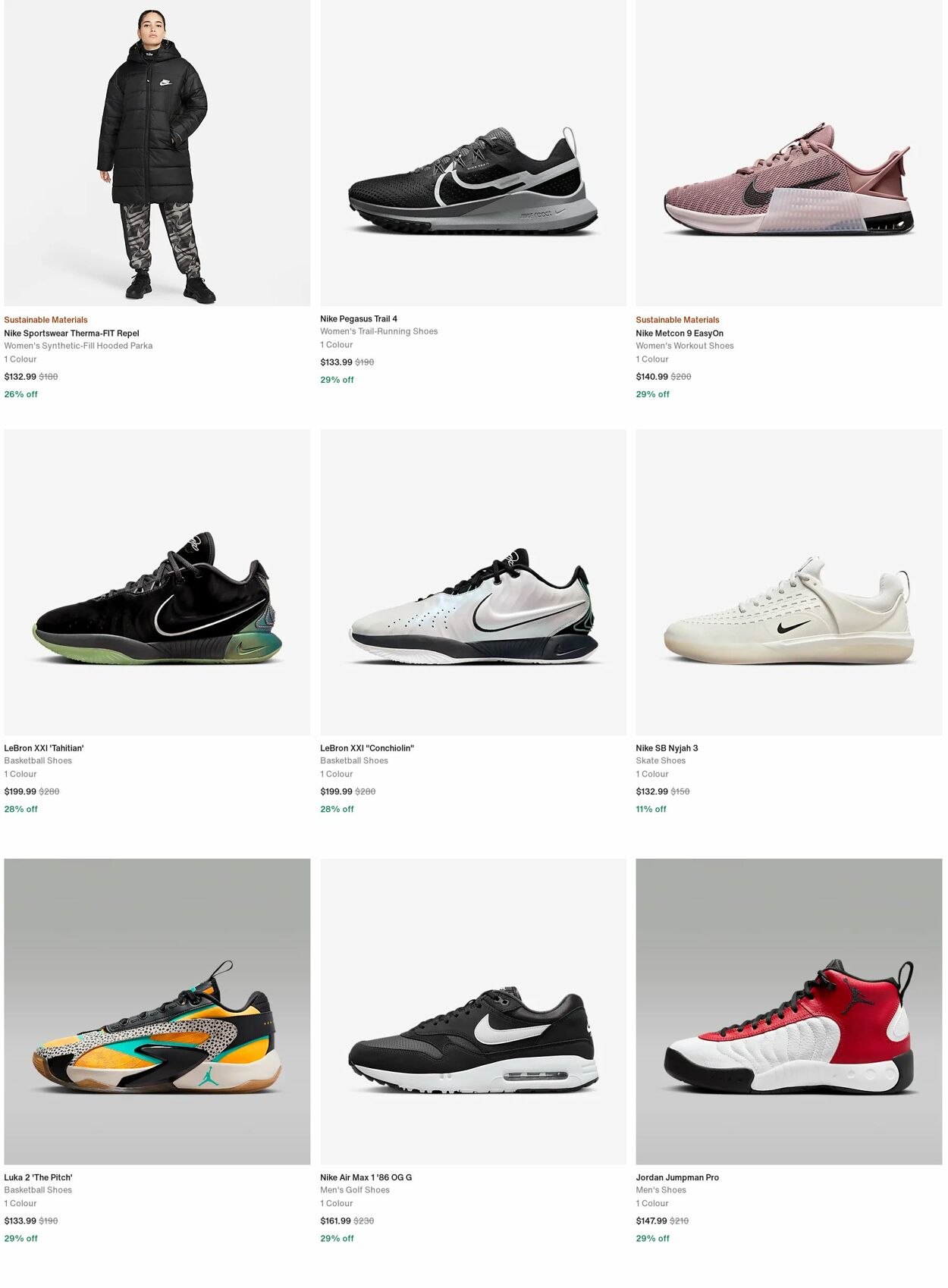 Catalogue Nike 22.04.2024 - 01.05.2024