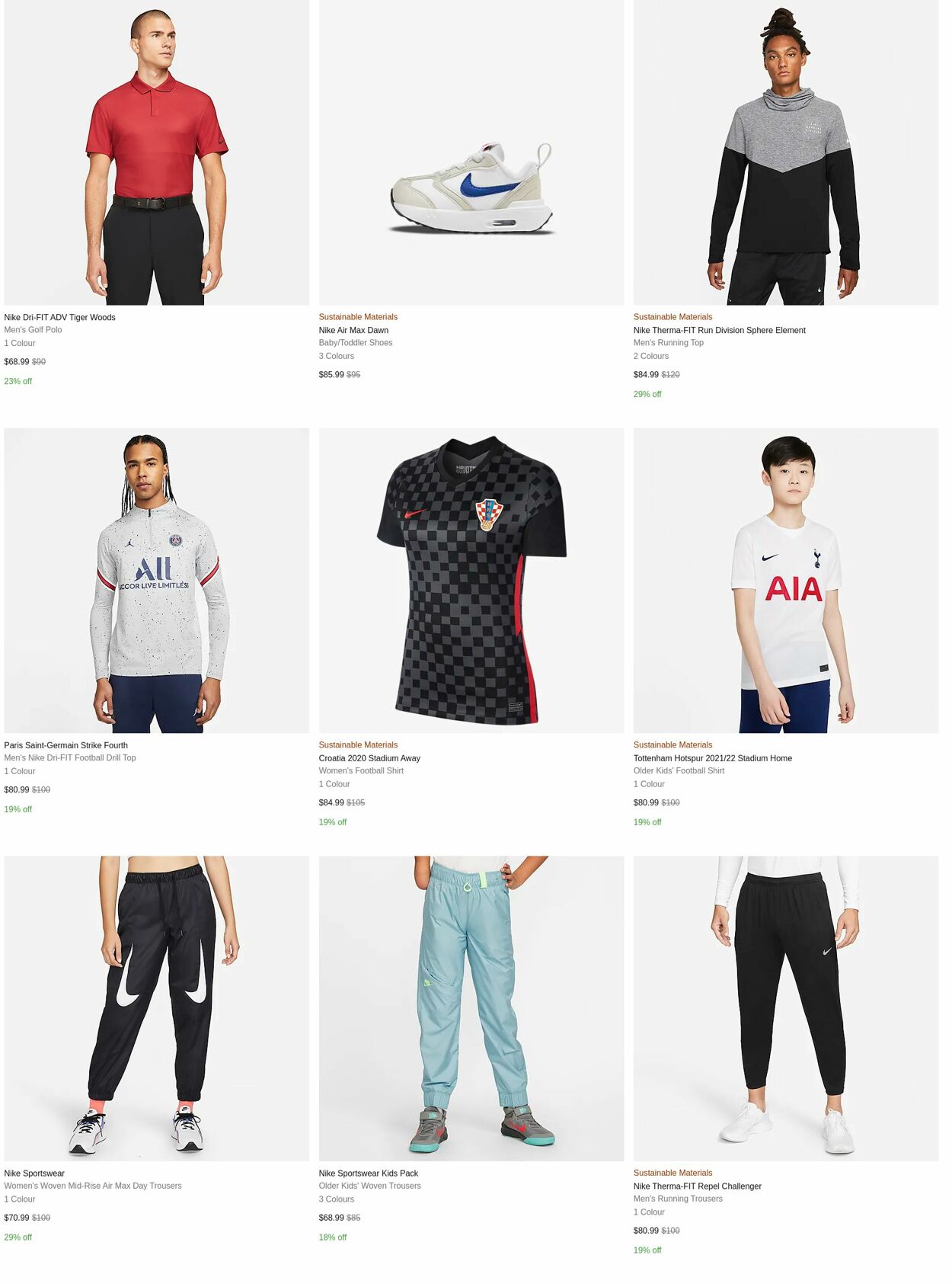 Catalogue Nike 29.08.2022 - 04.09.2022