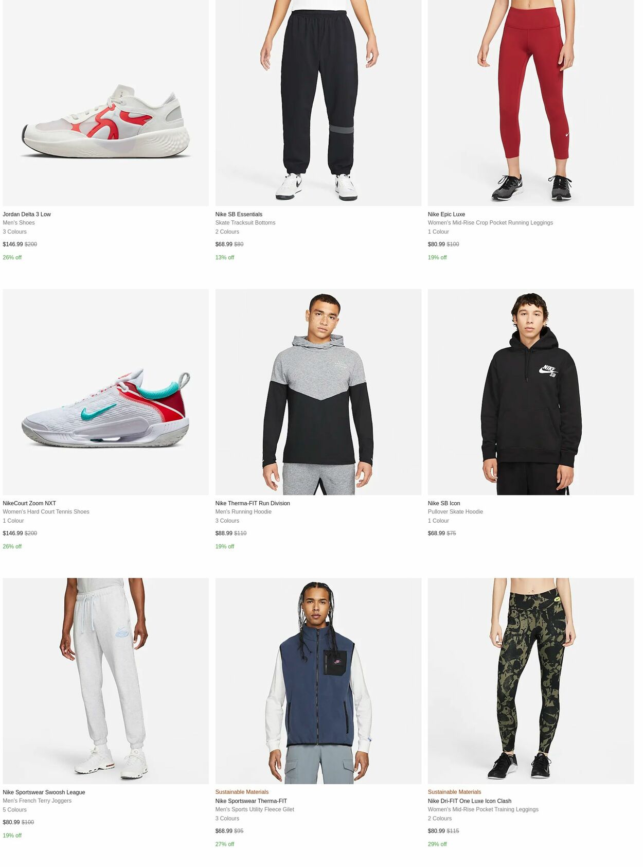 Catalogue Nike 29.08.2022 - 04.09.2022