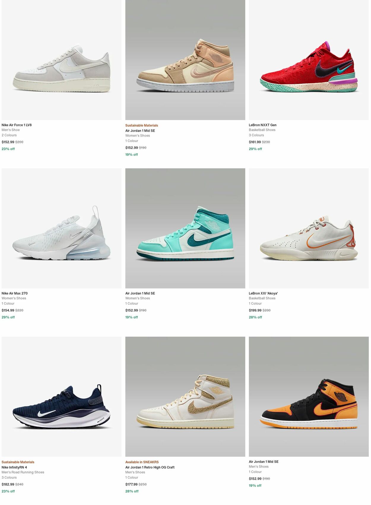 Catalogue Nike 01.01.2024 - 10.01.2024