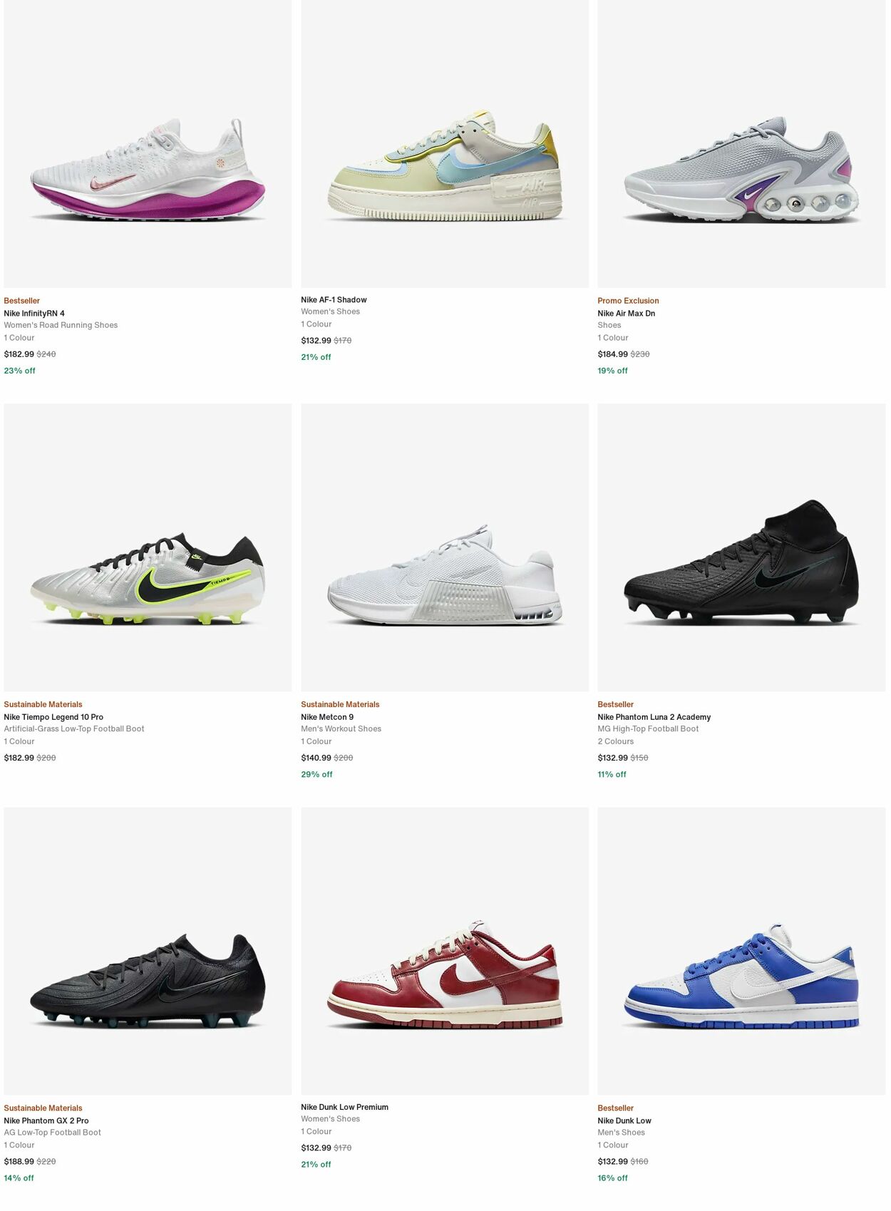 Catalogue Nike 16.12.2024 - 25.12.2024