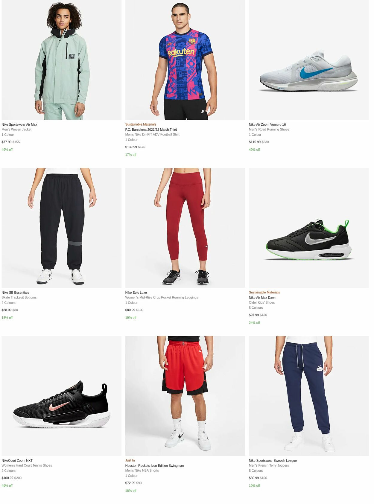 Catalogue Nike 26.09.2022 - 02.10.2022