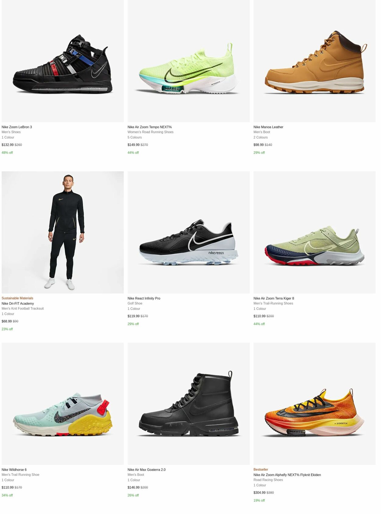 Catalogue Nike 12.09.2022 - 18.09.2022