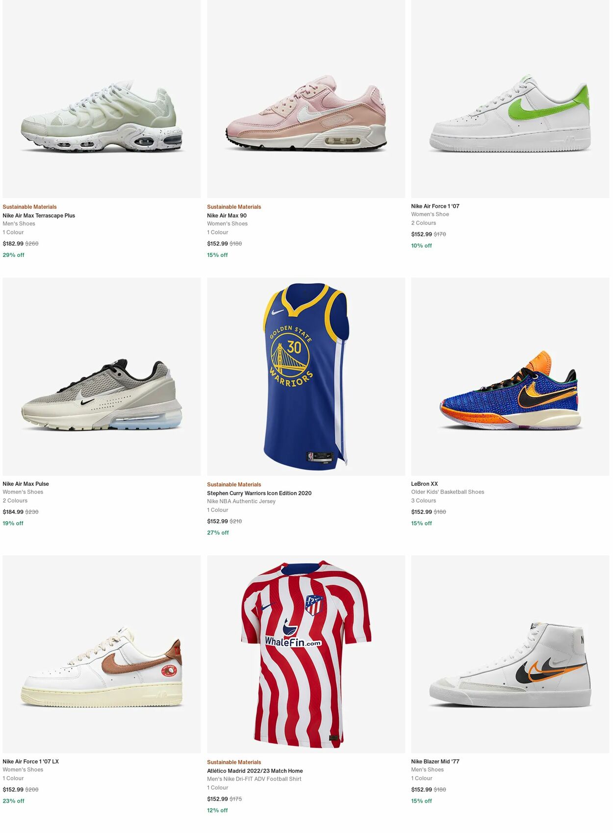 Catalogue Nike 02.10.2023 - 31.10.2023