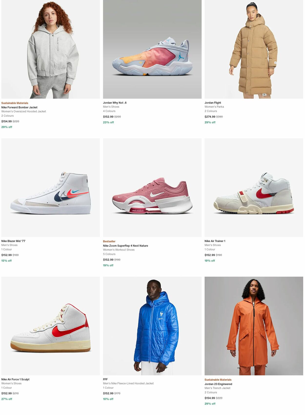 Catalogue Nike 02.10.2023 - 31.10.2023