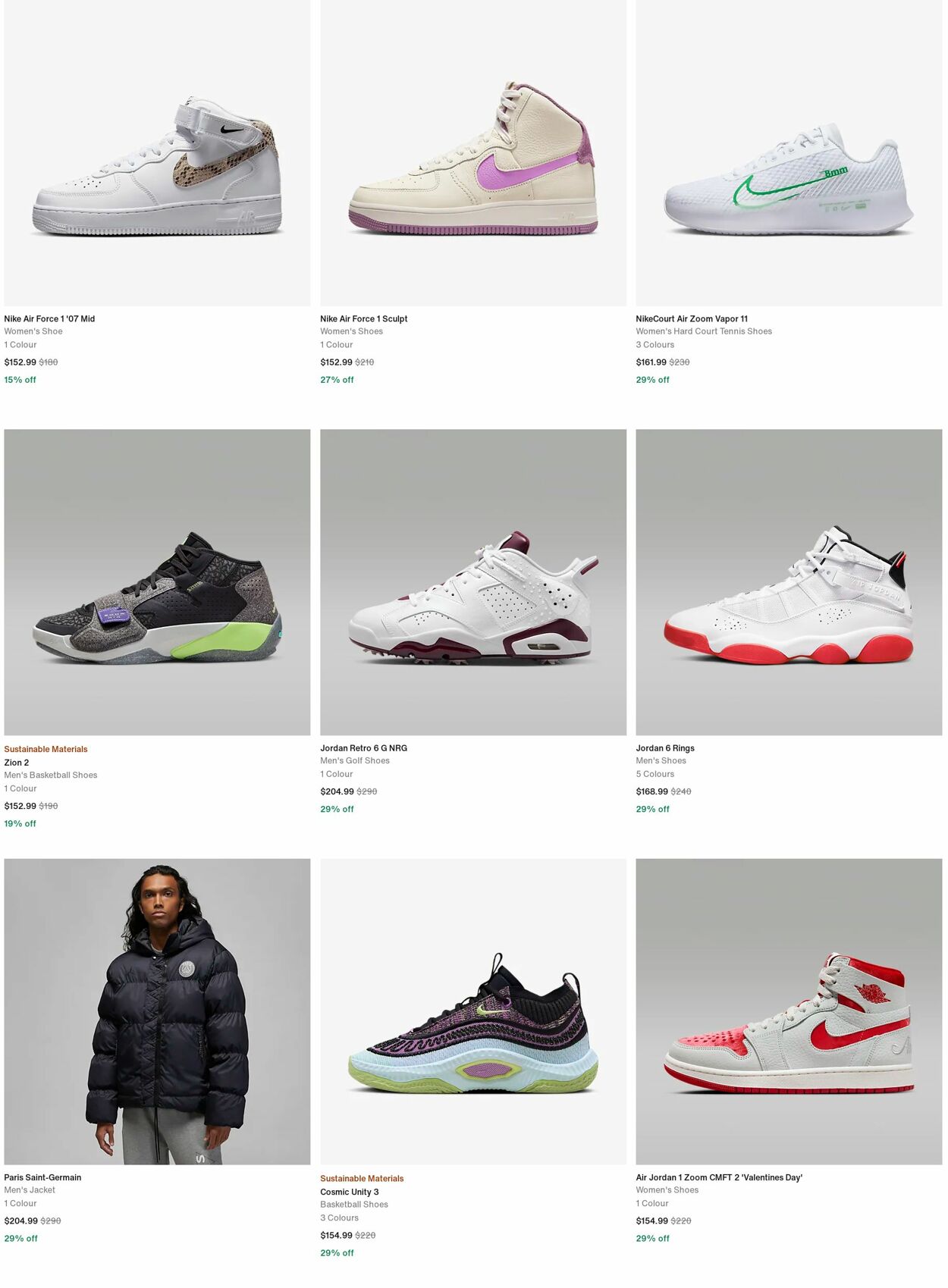 Catalogue Nike 02.10.2023 - 31.10.2023