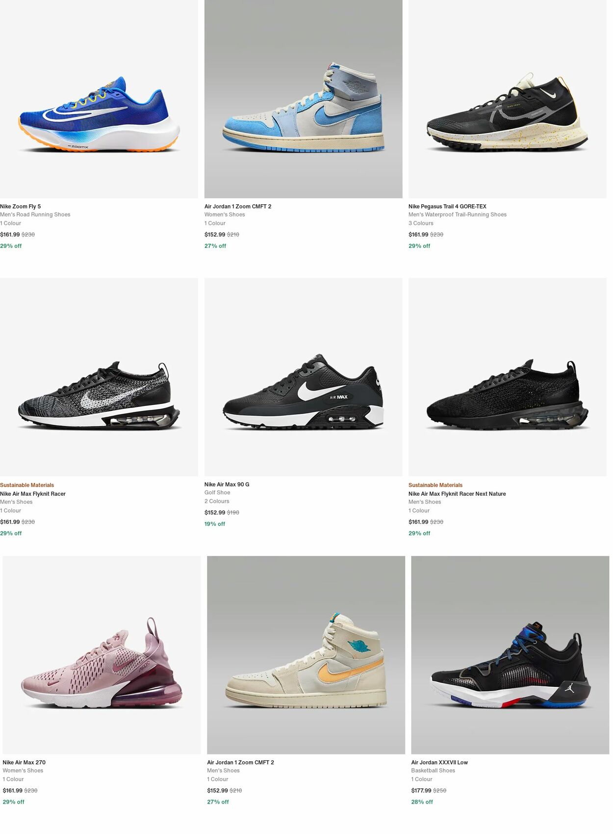 Catalogue Nike 02.10.2023 - 31.10.2023