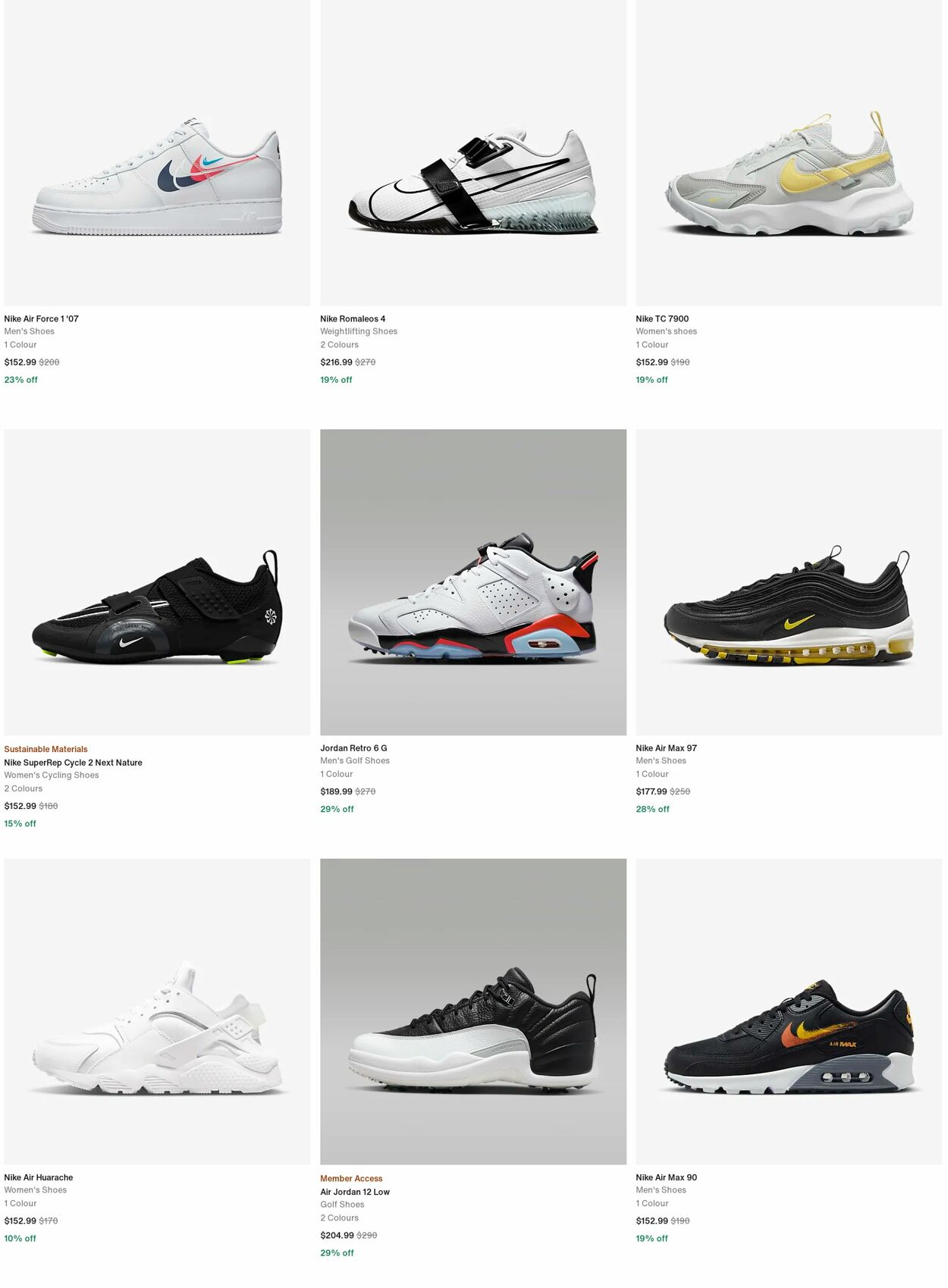 Catalogue Nike 02.10.2023 - 31.10.2023