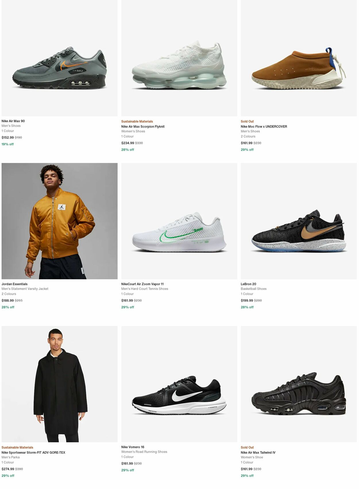 Catalogue Nike 02.10.2023 - 31.10.2023