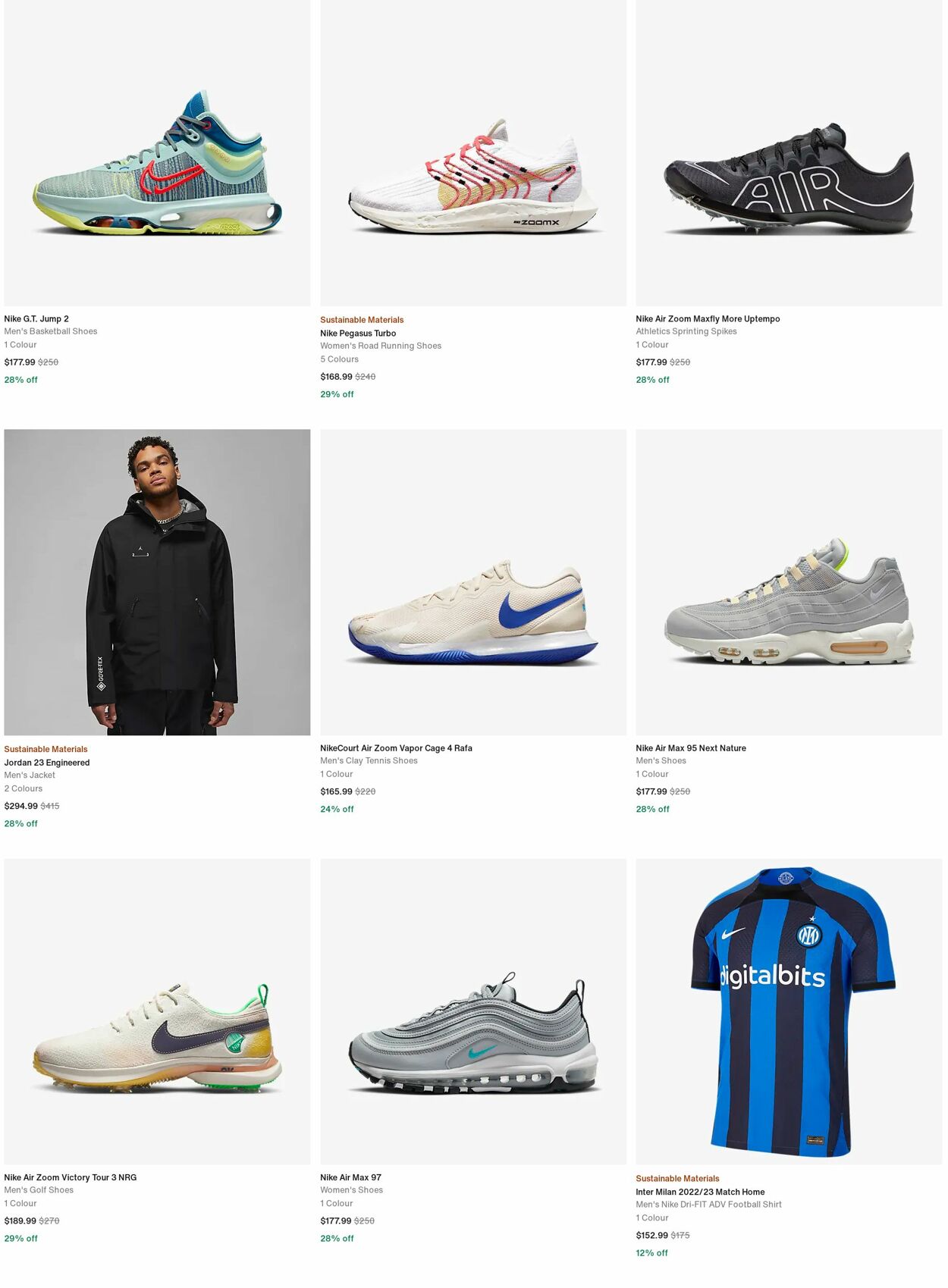 Catalogue Nike 02.10.2023 - 31.10.2023