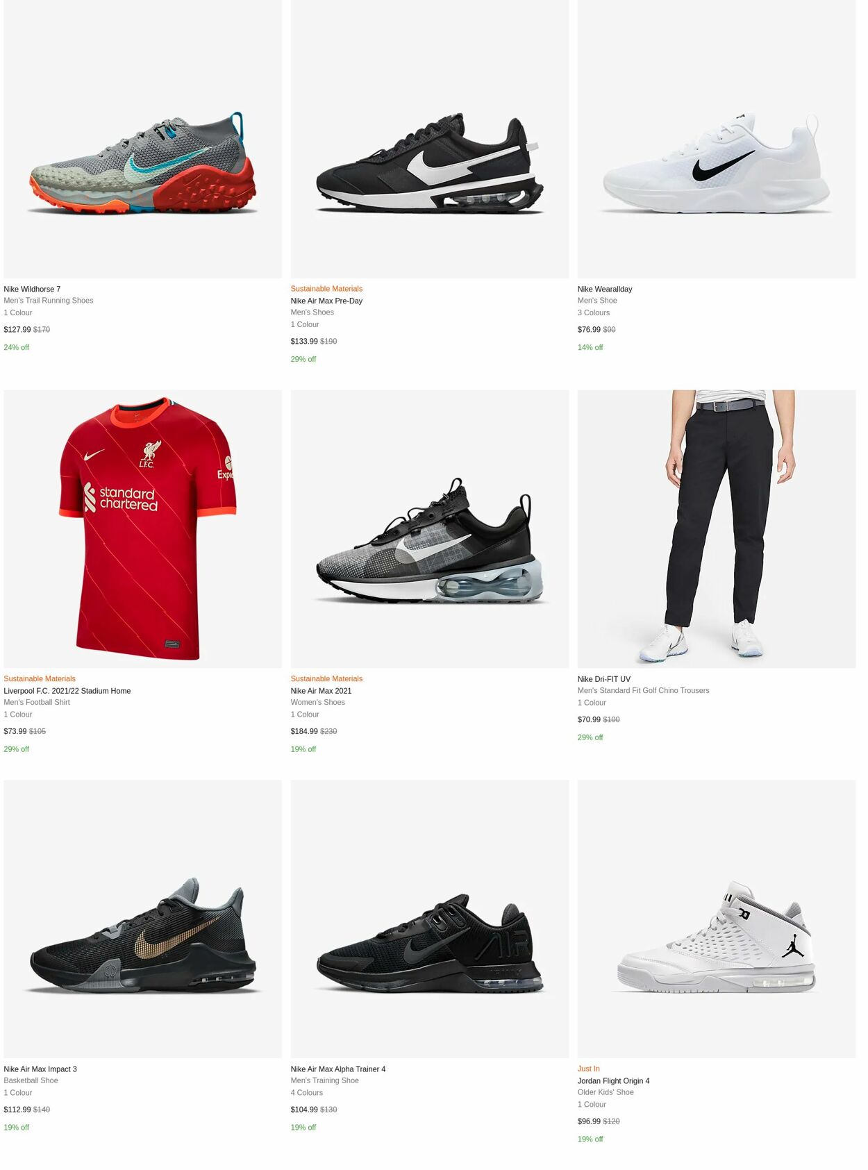 Catalogue Nike 27.06.2022 - 03.07.2022