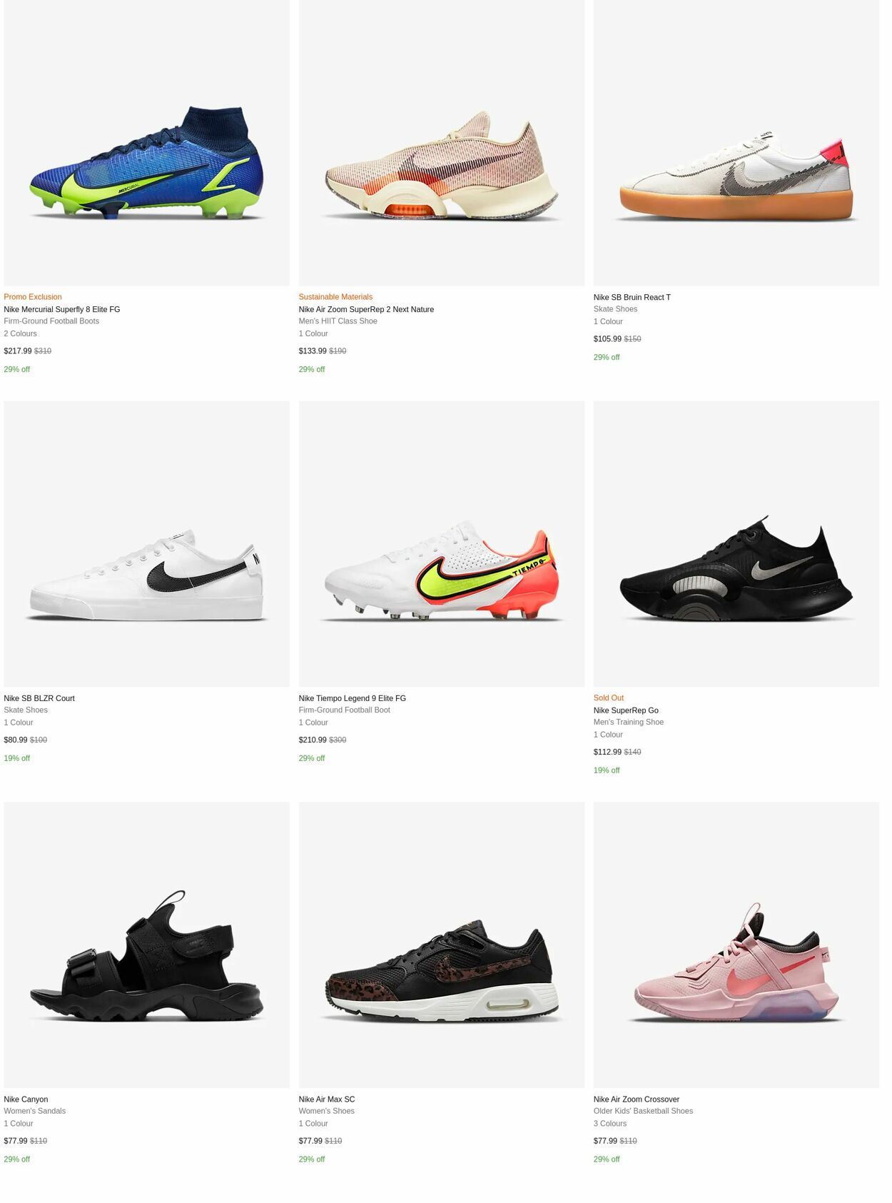 Catalogue Nike 24.01.2022 - 30.01.2022