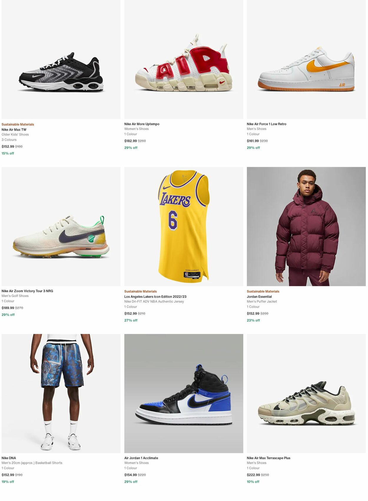 Catalogue Nike 16.10.2023 - 25.10.2023