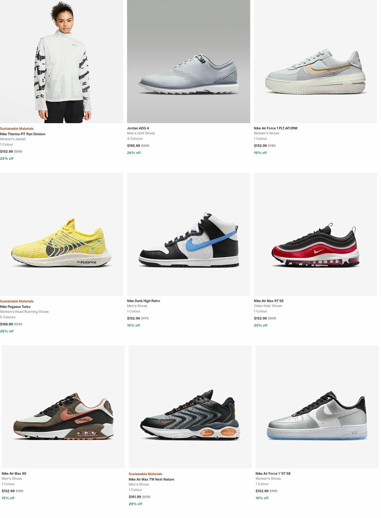 Catalogue Nike 16.10.2023 - 25.10.2023