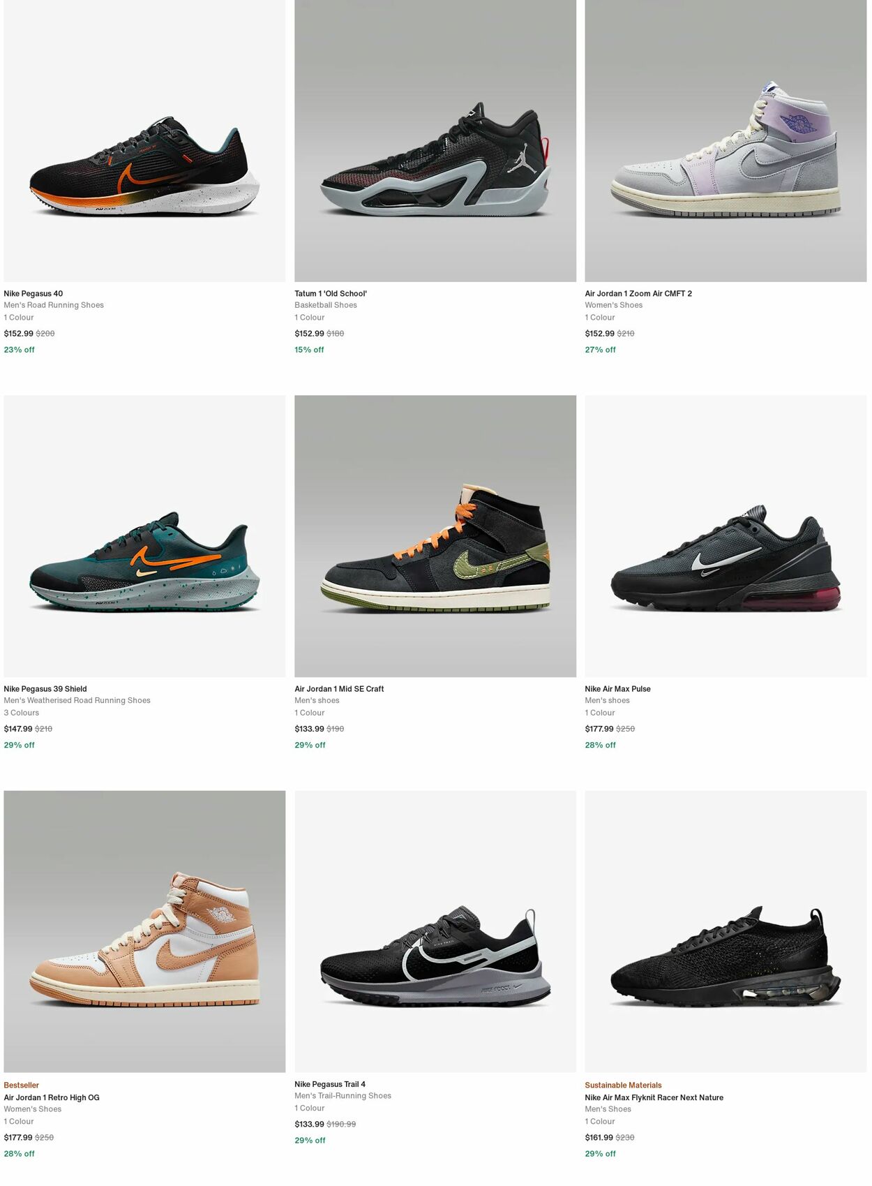 Catalogue Nike 29.01.2024 - 07.02.2024